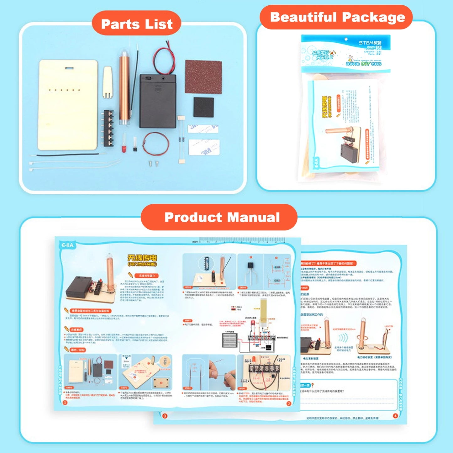 Wooden Transmission DIY Model Kit