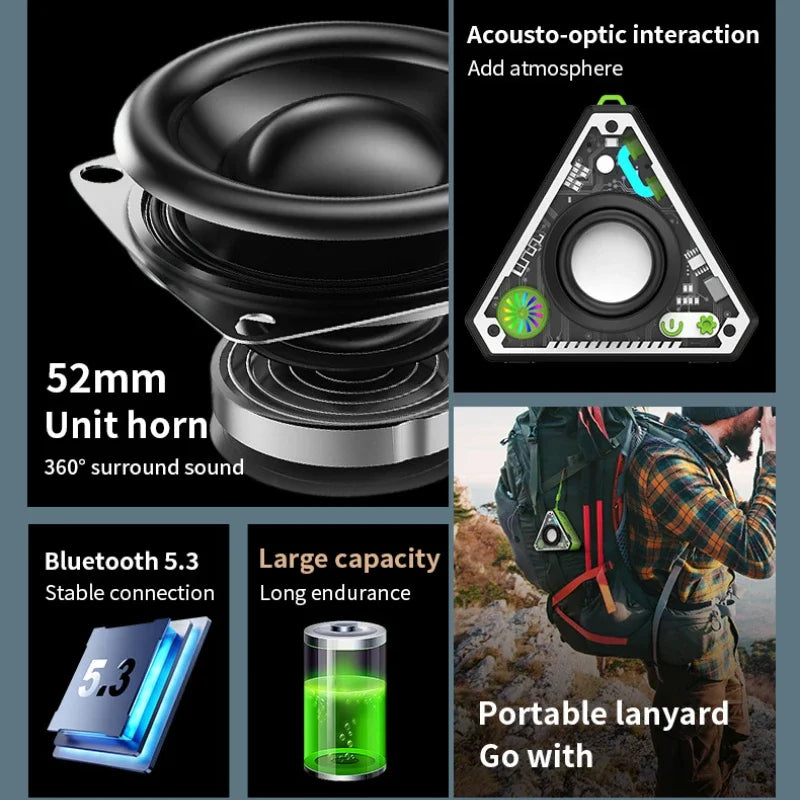 Transparent Outdoor Portable Speaker