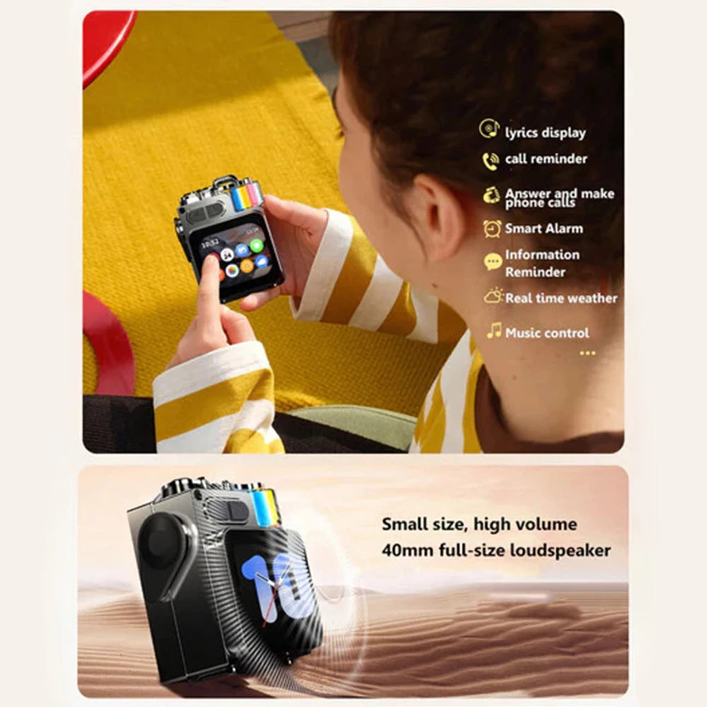 Touch Screen Portable Bluetooth Speaker