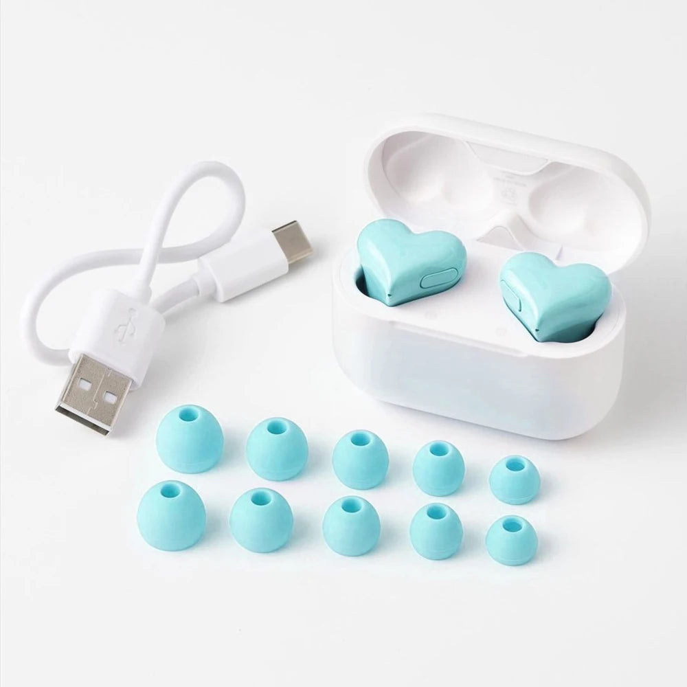Heart-shaped Wireless Earphones