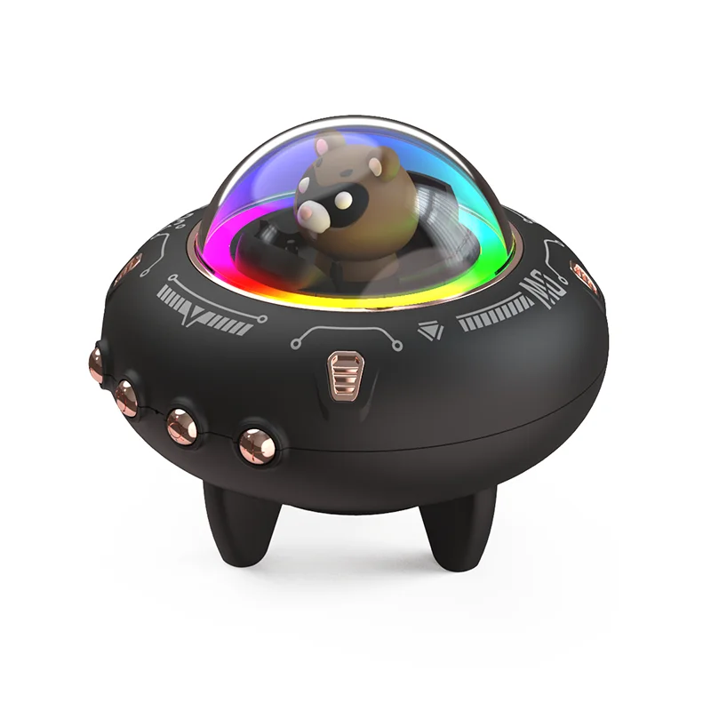 Spaceship Colorful Light Speaker