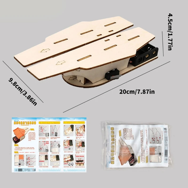 DIY Wooden Paper Airplane Catapult