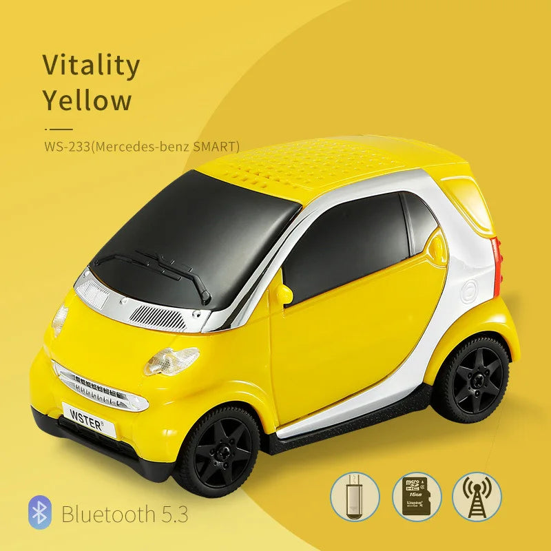 Compact Taxi Shaped Portable Wireless Speaker