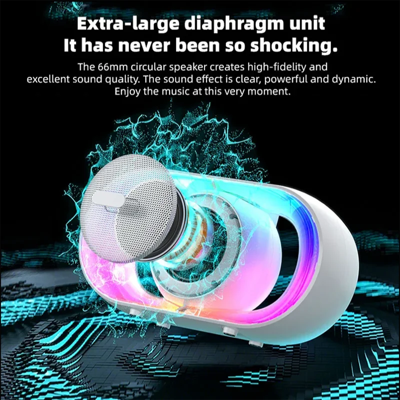 Ambient Light Portable Bluetooth Speaker
