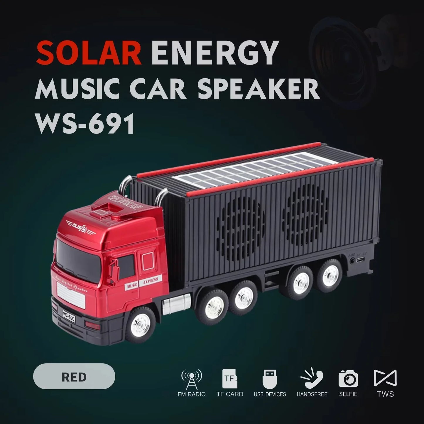 Truck Shaped Bluetooth Speaker