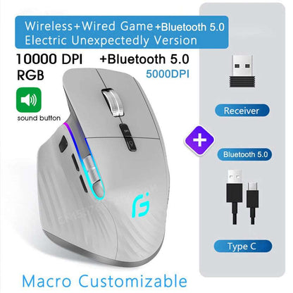 Rechargeable 2.4G Bluetooth wireless mouse