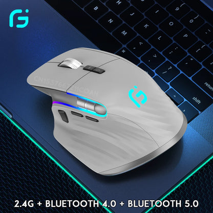 Rechargeable 2.4G Bluetooth wireless mouse