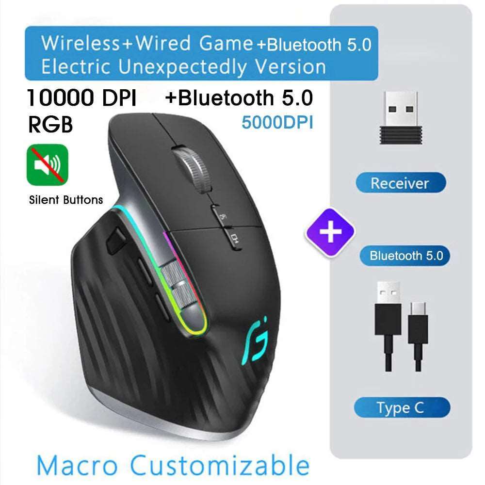 Rechargeable 2.4G Bluetooth wireless mouse
