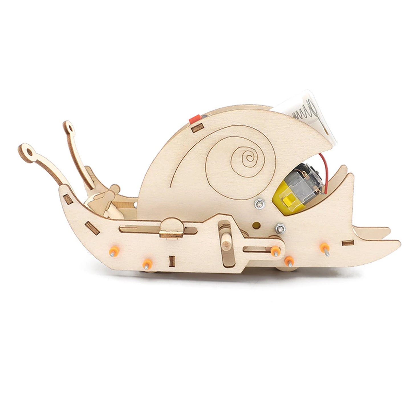 DIY Wooden Snail Robot