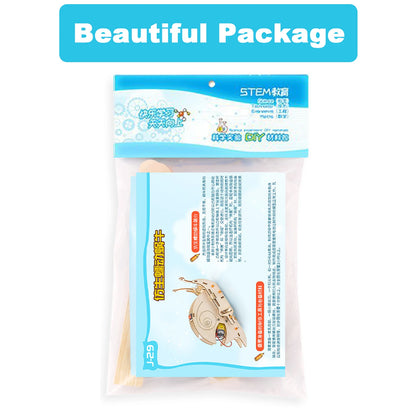 DIY Wooden Snail Robot