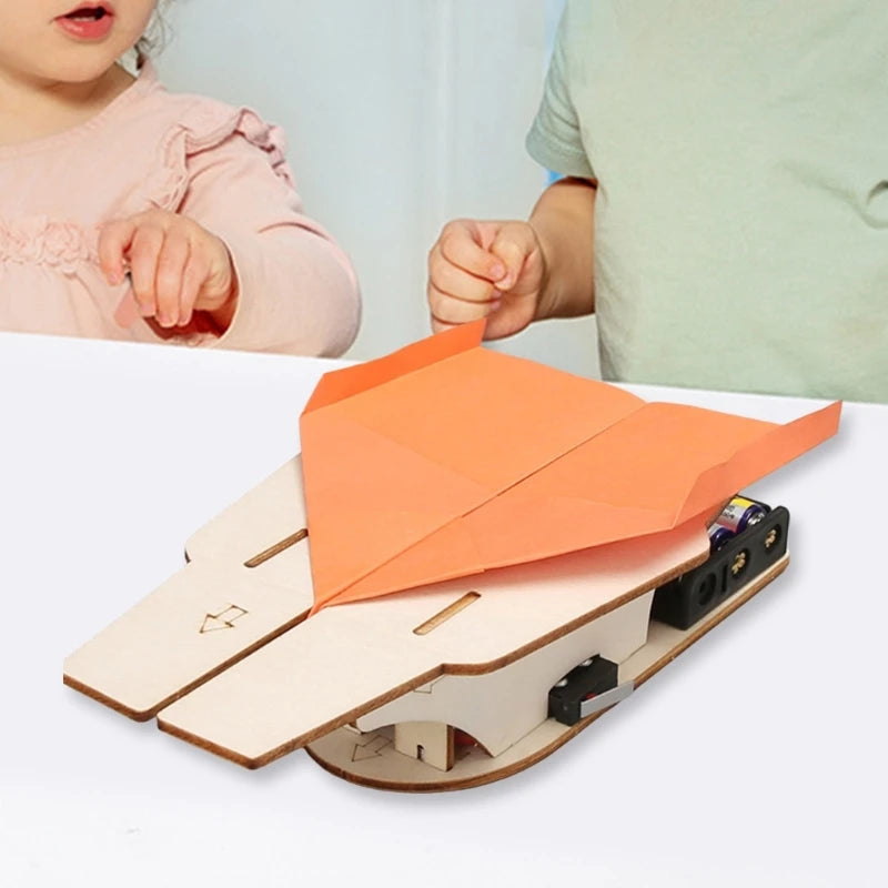 DIY Wooden Paper Airplane Catapult