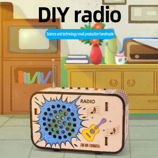 DIY Wooden Radio Model