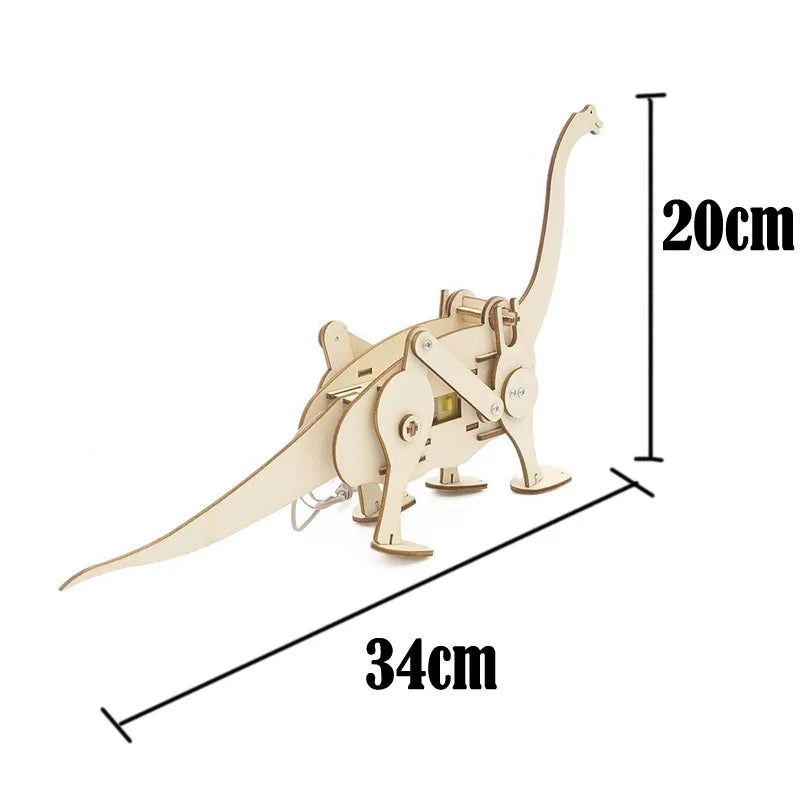 DIY Wooden Electric Brachiosaurus Kit