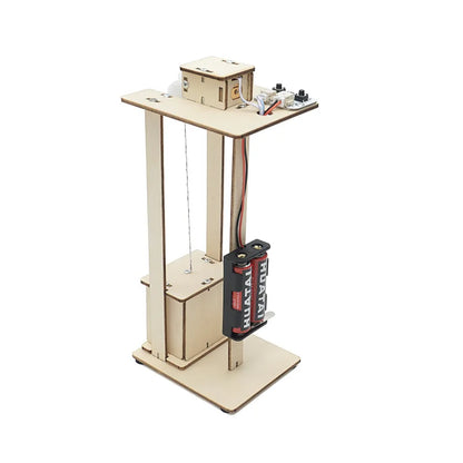 DIY Wooden Elevator Lift Model