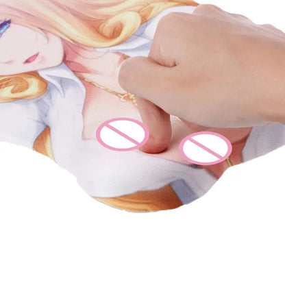 Anime Mousepad With Wrist Rest