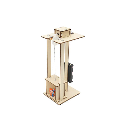 DIY Wooden Elevator Lift Model