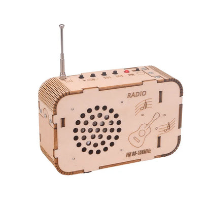 DIY Wooden Radio Model
