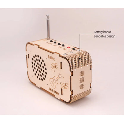 DIY Wooden Radio Model