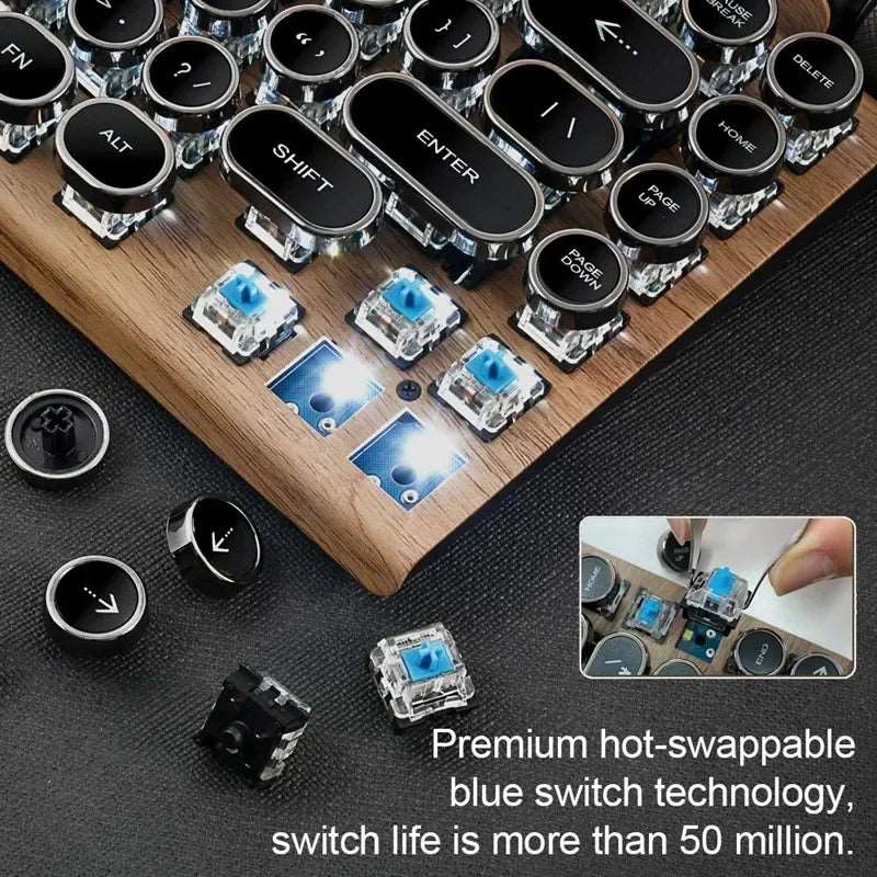 Retro Typewriter Keyboard