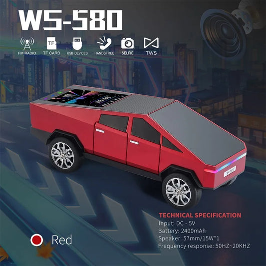 Car Bluetooth Speaker with Display Screen