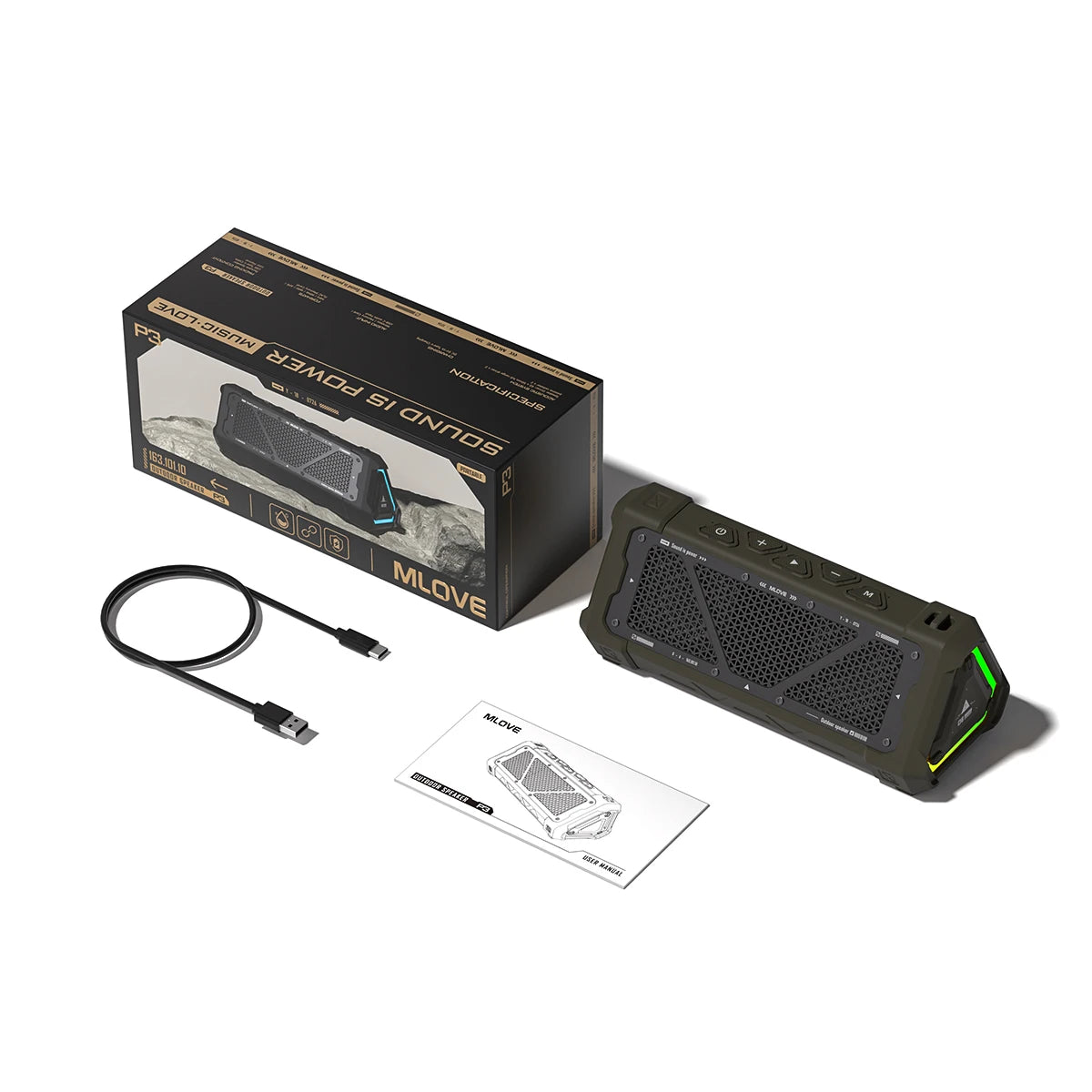 MLOVE P3 Outdoor Bluetooth Speaker