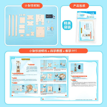 DIY Wooden Elevator Lift Model