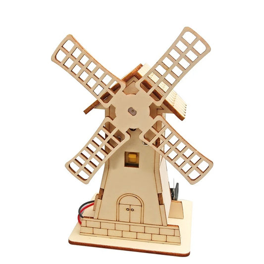 DIY Wooden Electric Windmill