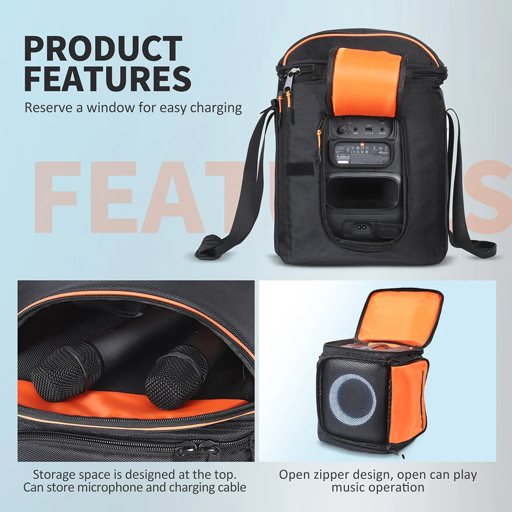 Portable Speaker Bag Storage