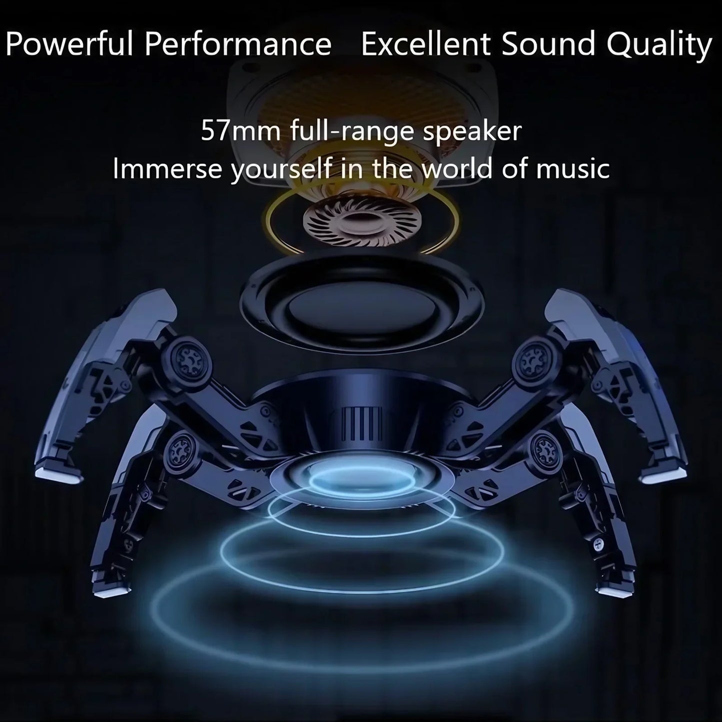 Mechanical Crab Bluetooth Speaker