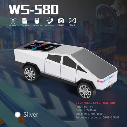 Car Bluetooth Speaker with Display Screen