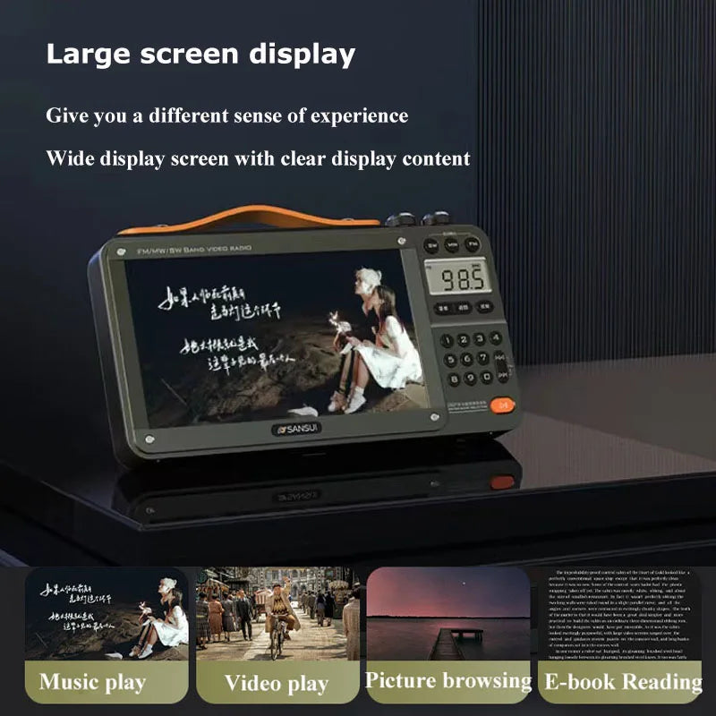 Bluetooth Speaker with Display Screen