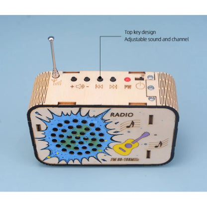DIY Wooden Radio Model