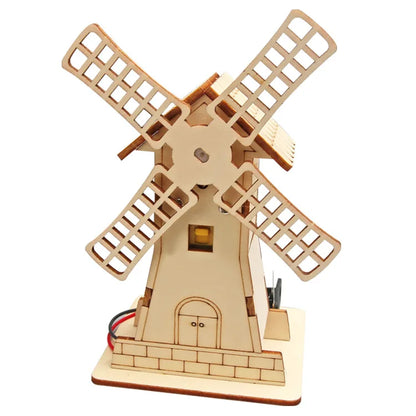 DIY Wooden Electric Windmill