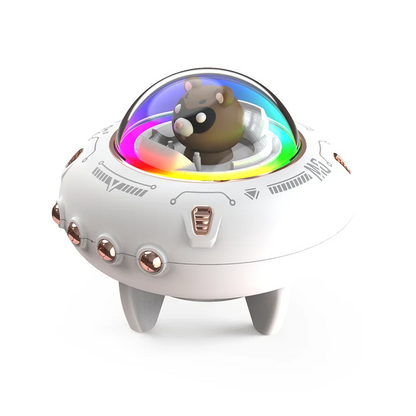 Spaceship Colorful Light Speaker