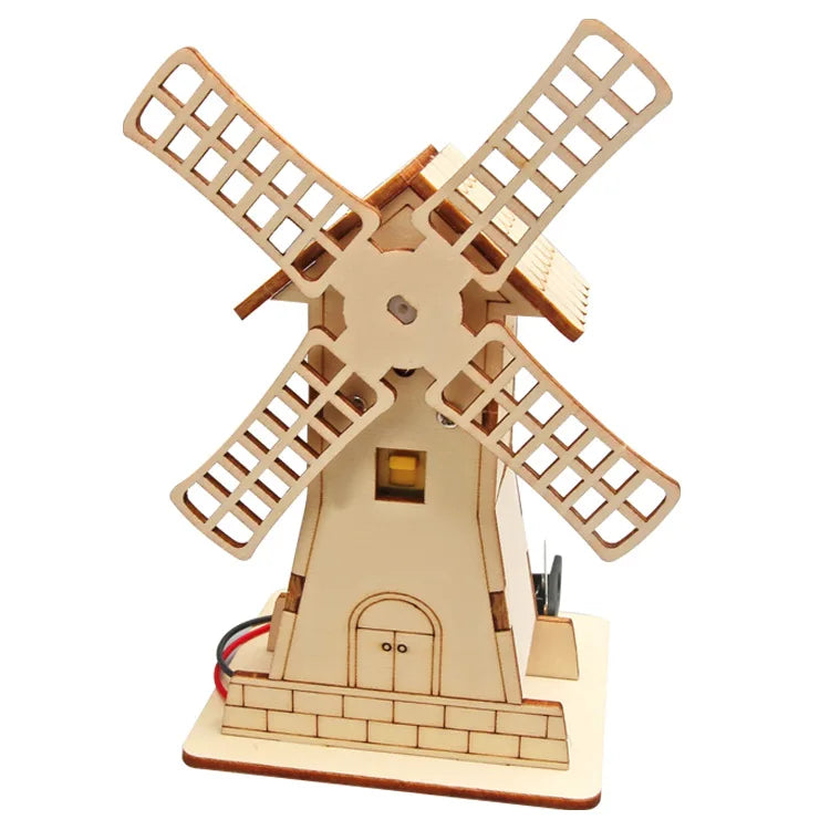 DIY Wooden Electric Windmill