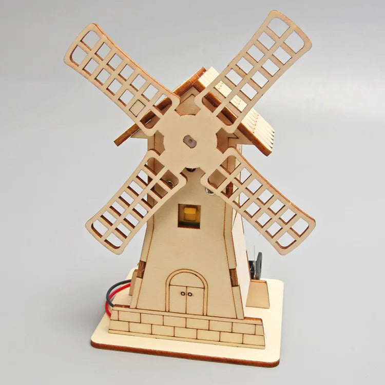 DIY Wooden Electric Windmill