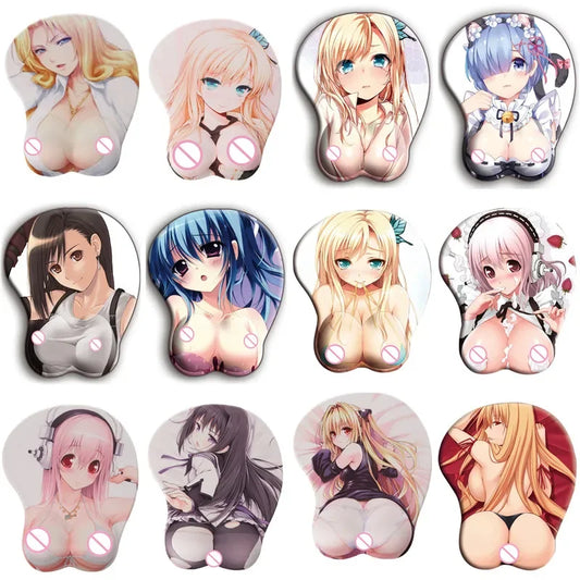 Anime Mousepad With Wrist Rest