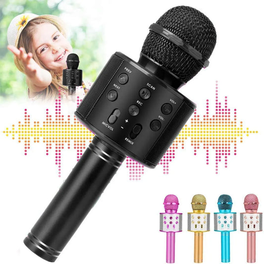 Wireless Karaoke Microphone with Speaker