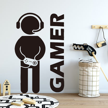 Creative Gamer Vinyl Wall Sticker