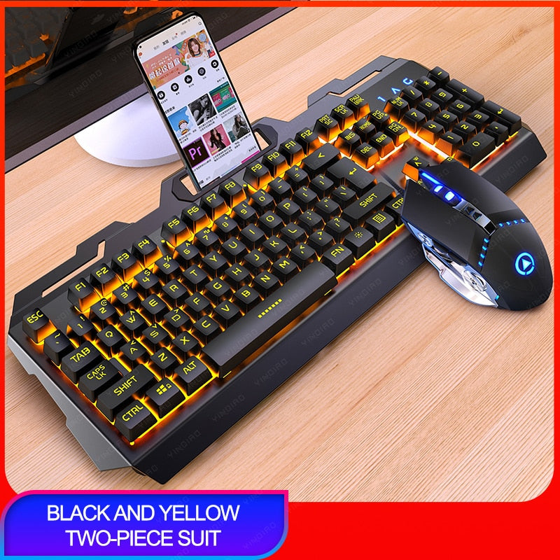 V2 Gaming Keyboard Mouse Headset Set