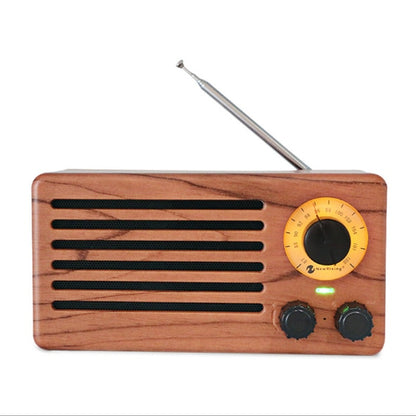 FM Wooden Retro Wireless Bluetooth Speaker