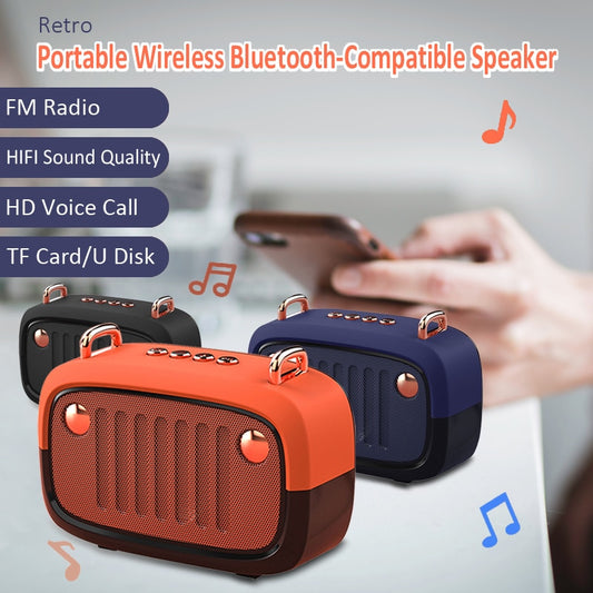 Retro Portable BT5.0 Speaker