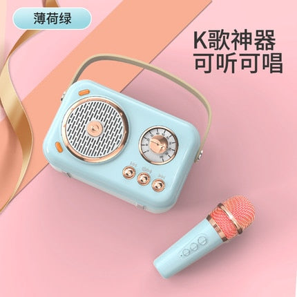 Mini Outdoor Karaoke Bluetooth Speaker